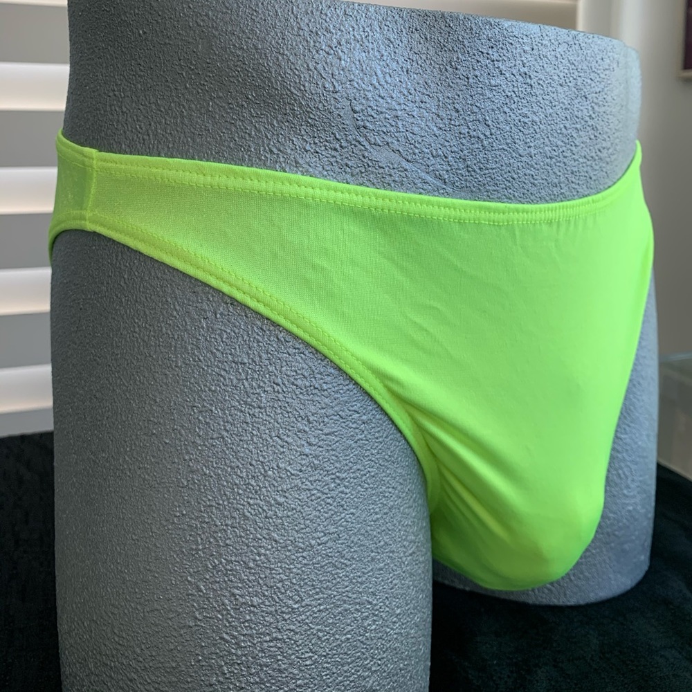 Neon Glo Skimp Pose  Swim/Brief #369 - Lemon Neon*